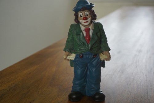 Gilde clown mit leeren - clown,