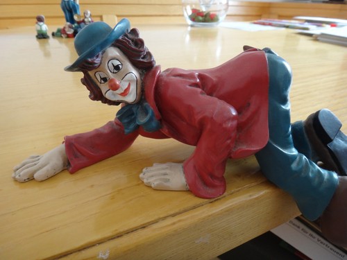 Gilde clown liegend - clown,, liegend,