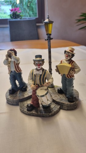 Gilde clown akkordeonspieler - gilde,