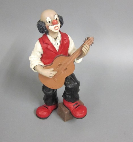 Lustiger clown mit gitarre - lustiger,