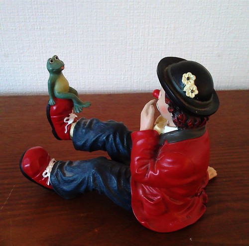 Gilde clown mit frosch - mit, ca