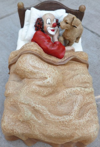 Gilde clown mit hund - clown,