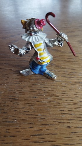 Clown figur silberfarben - clown, bunt