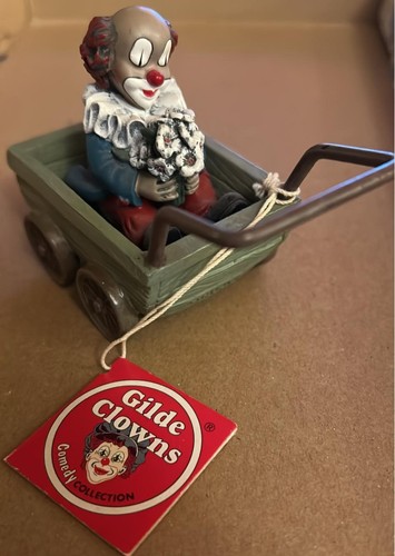 Gilde clown figur - figur, /